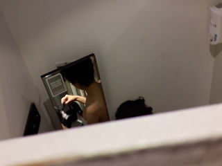 Spying Dressing Room Hot Curls